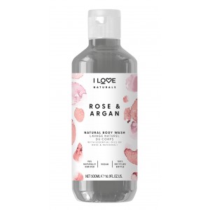 I LOVE Naturals - Rose & Argan Body Wash