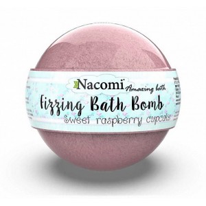 Fizzing Bath Bomb - Raspberry Cupcake (2 baths) 1+1
