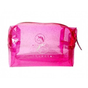 Wallet Zip Glitter Pink Rose