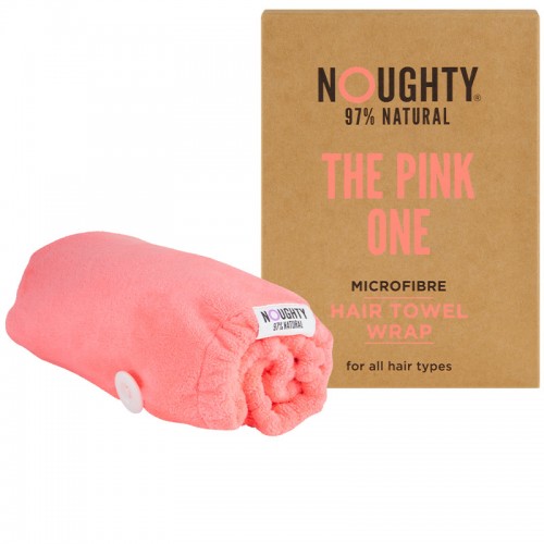 Ροζ Πετσέτα Μάλλιων με Μικροΐνες - Pink Microfibre Hair Towel Noughty Haircare