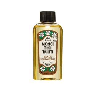 Monoi Tiki Sandalwood Πολυχρηστικό λάδι περιποίησης προσώπου, σώματος και μαλλιών με άρωμα Σανδαλόξυλο, 60ml