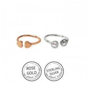 Peace Of My Heart Ring Set