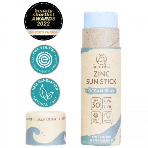 Suntribe - Active Sports Zinc Stick SPF30 - BLUE